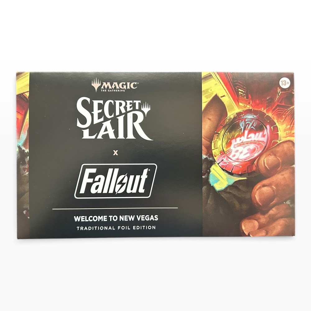 Magic The Gathering Secret Lair x Fallout Welcome to New Vegas Foil Edition NEW